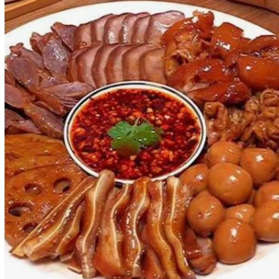 Braised combination plate from the Posuki kitchen